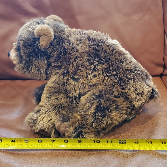 13 inch Wild Republic Brown Grizzly Bear Stuffed Animal Plush Toy Zoo Birthday - Picture 9 of 10